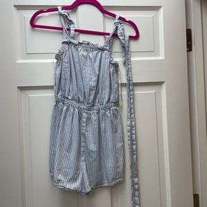 The Fifth Label Blue and White Stripped Romper size XS